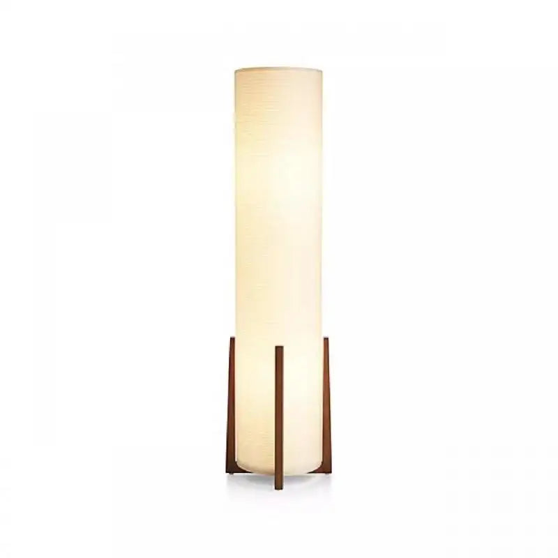 Modern Retro Solid Wood Floor Lamps Fabric Lampshade Living Room Study Reading Bedroom Bedsides LED Table Lights Luminaires