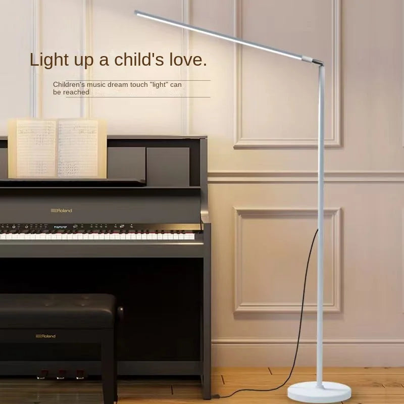 Modern Living Room Adjustable LED Floor Lamp Standing Reading Lamp Children's Study Study Lamp Bedroom Bedside Lighting Lamps